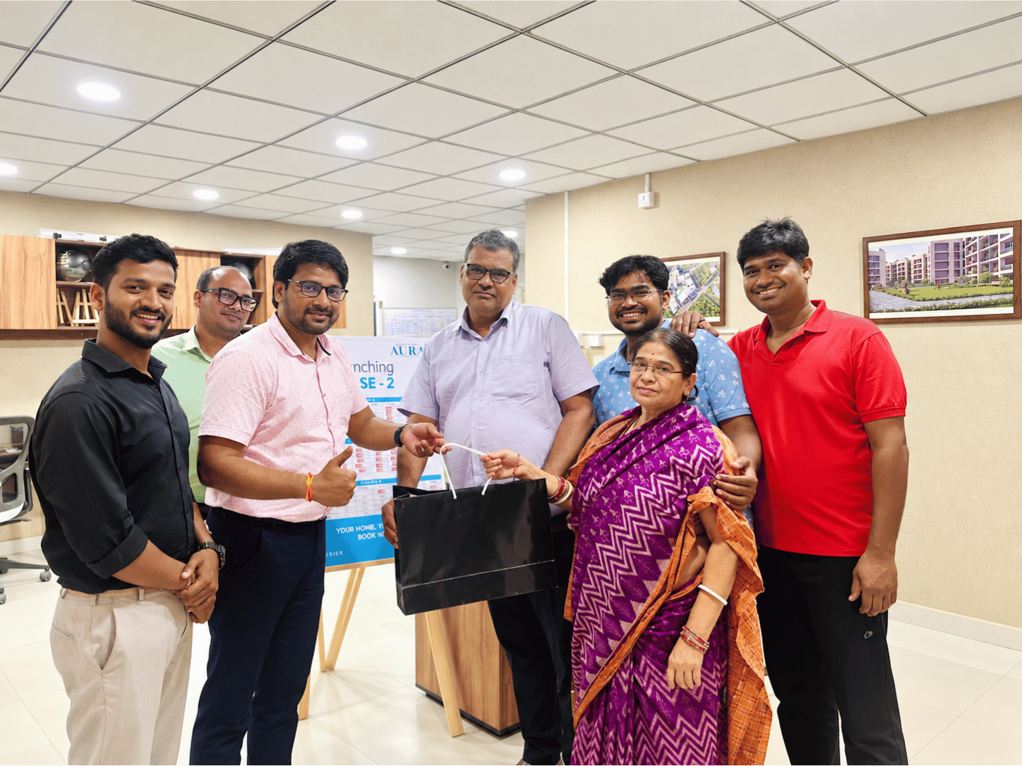 Aikyam Realty client handover moment